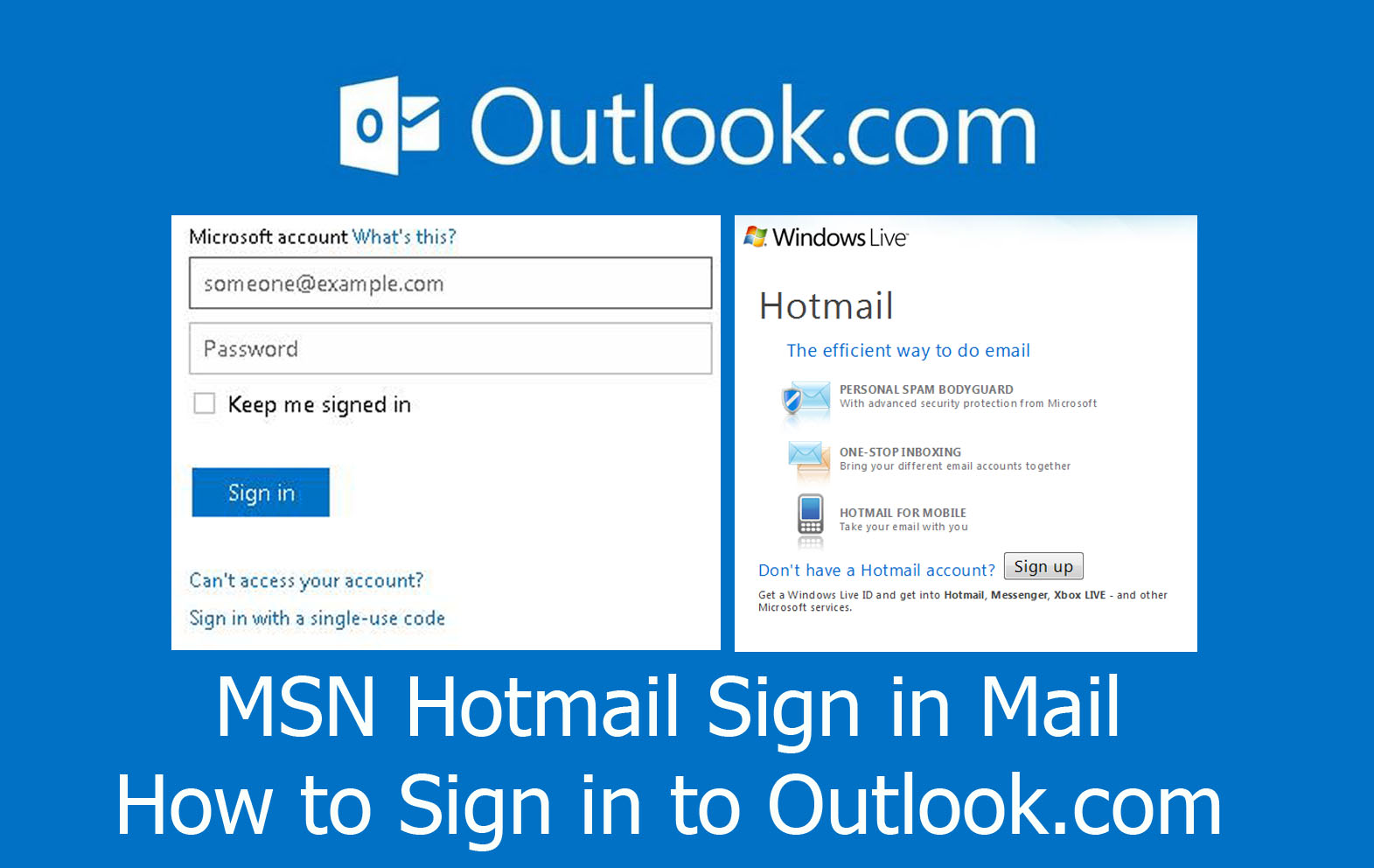 Cm sign in hotmail How do