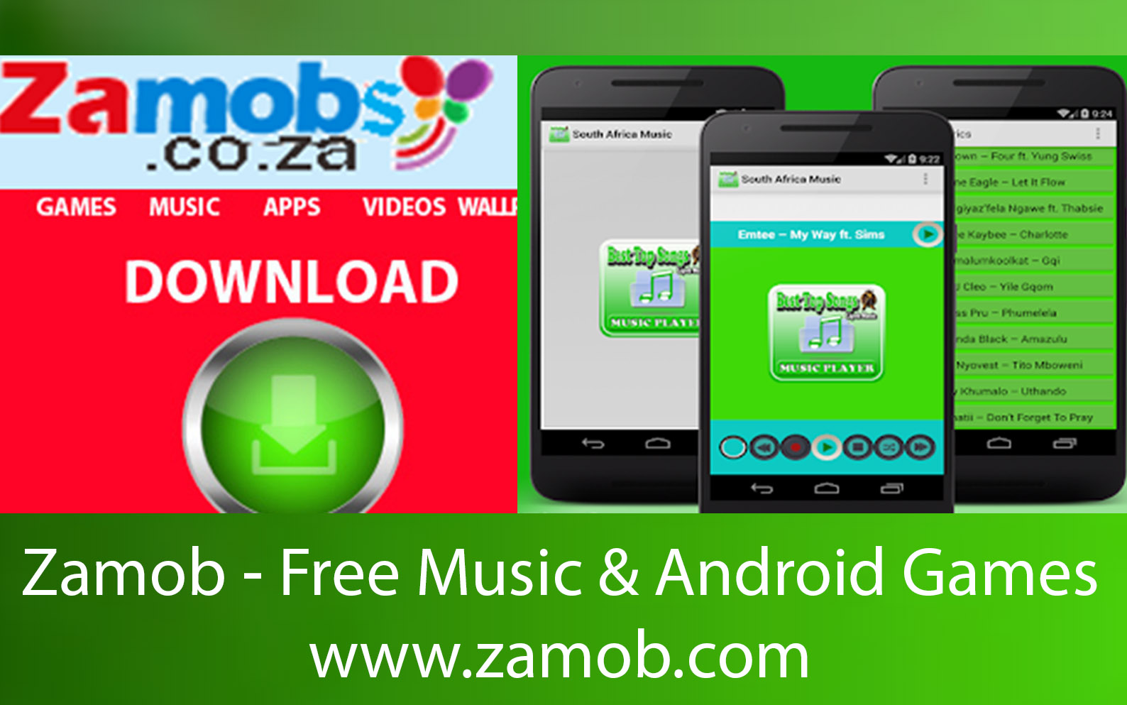 Zamob - Free Music & Android Games | www.zamob.com - TecNg