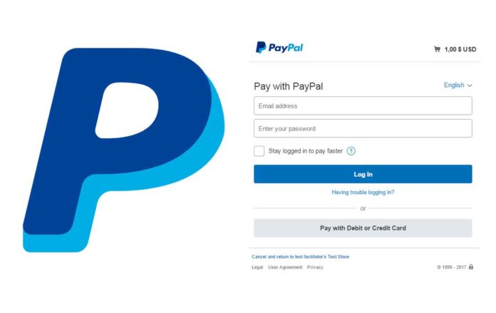 open paypal account login