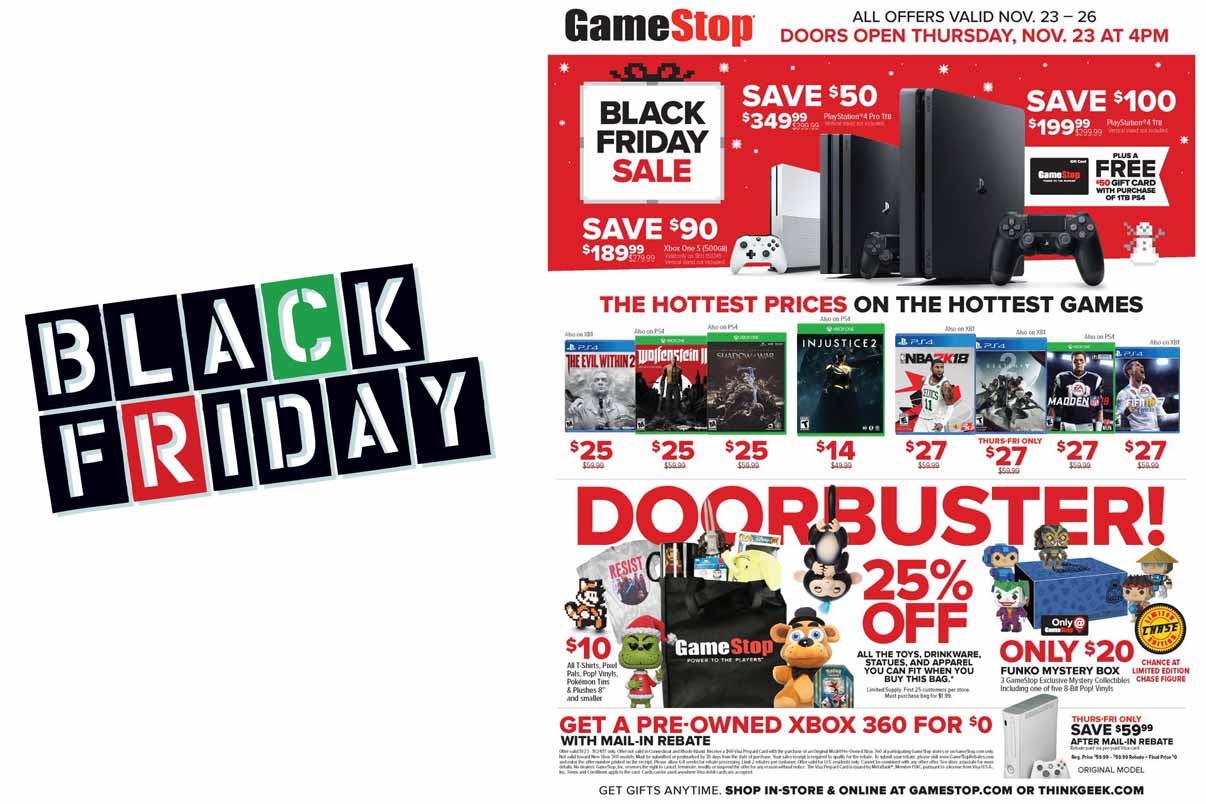 GameStop Black Friday - Black Friday on GameStop - TecNg