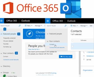 how to export office 365 contacts