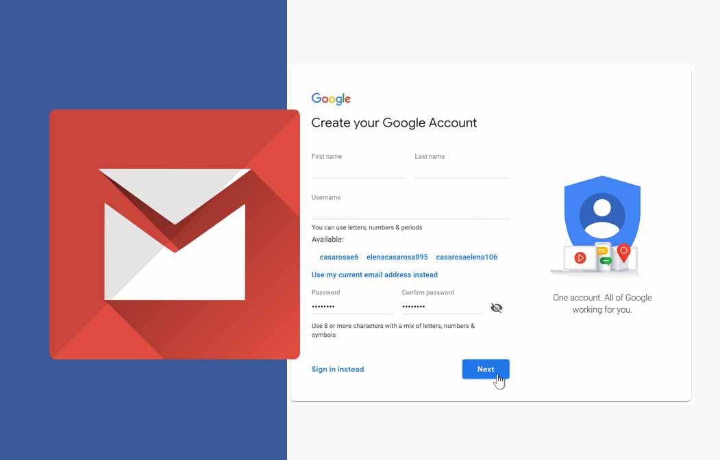 google mail sign up