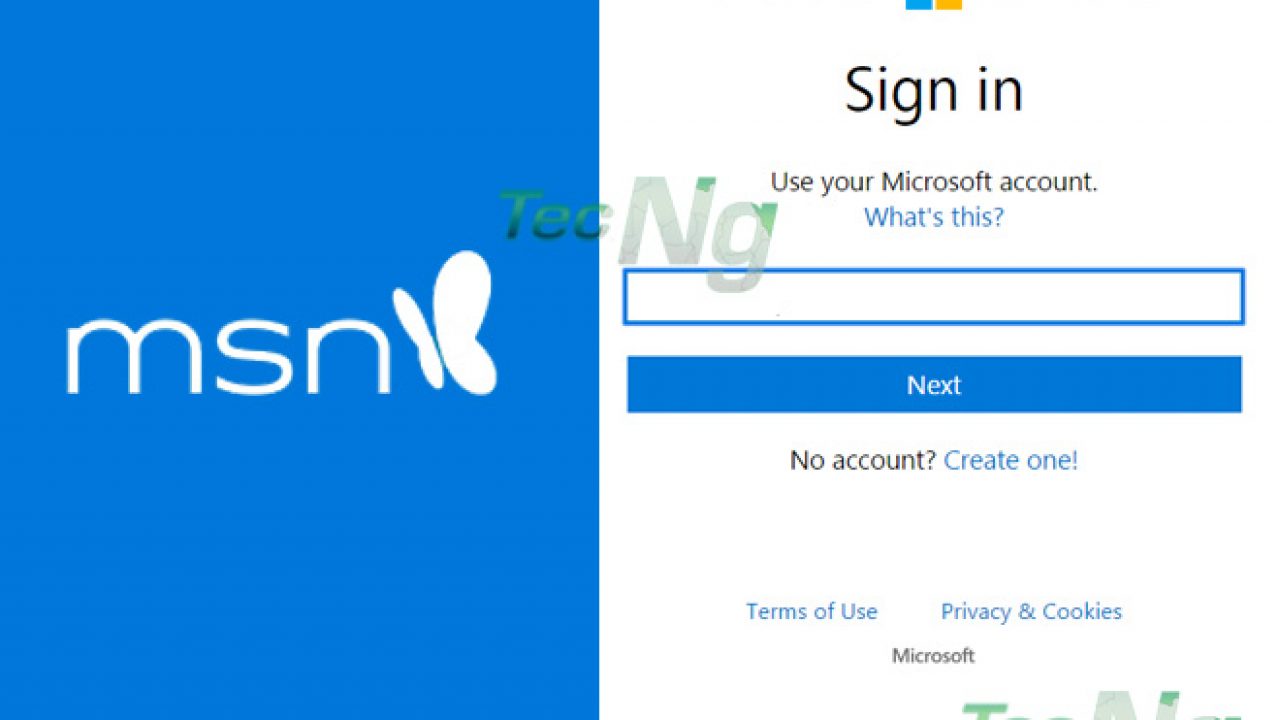 Login in msn How to