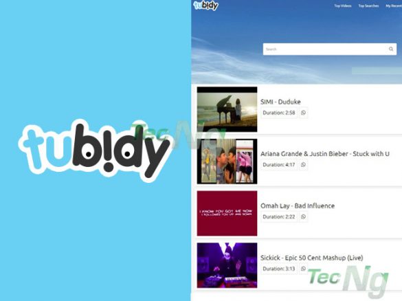 Tubidy Mobile Search Engine - How to Search for Tubidy Mp3 ...