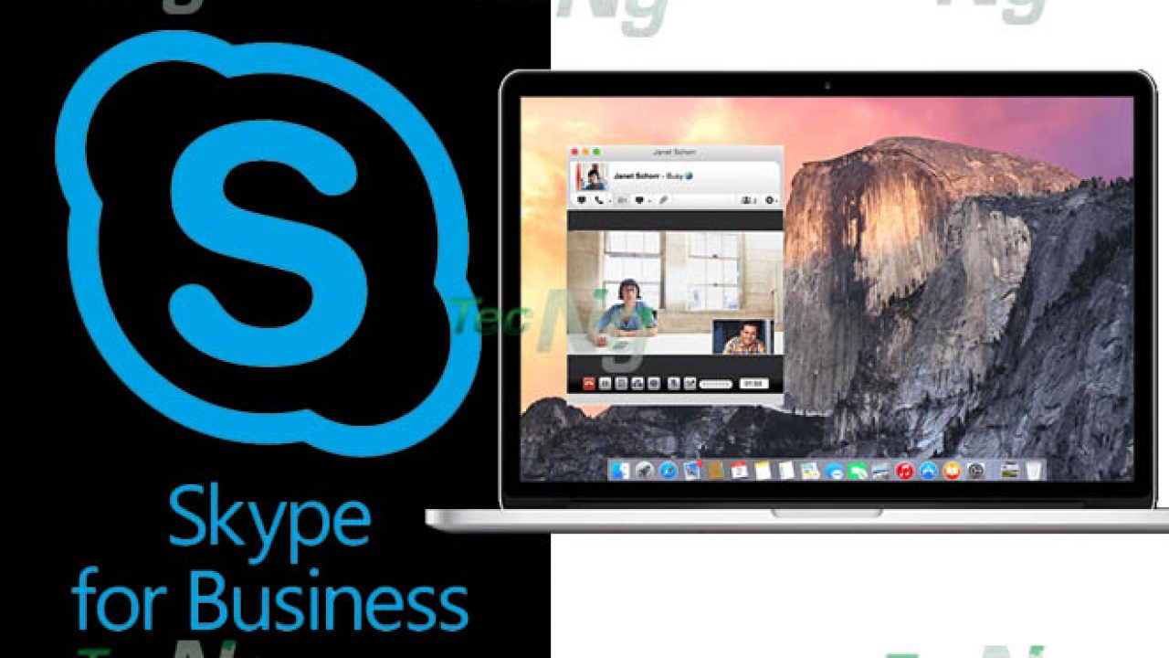 using skype for business on mac