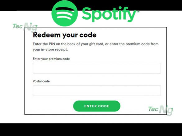 free spotify redeem codes download