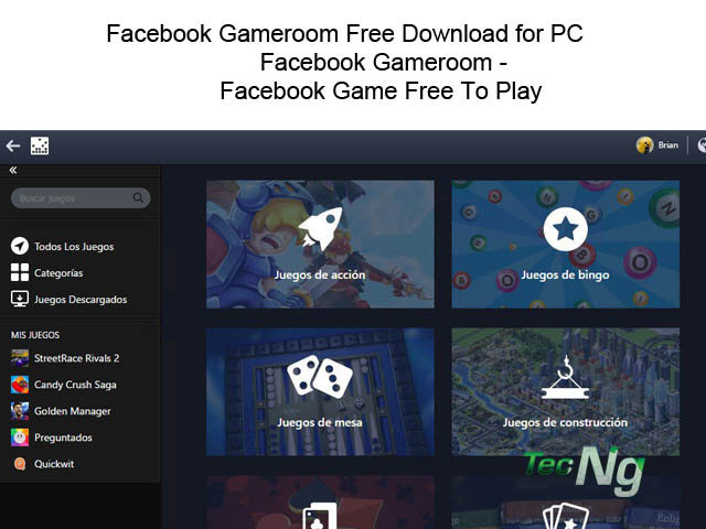 facebook gameroom free download