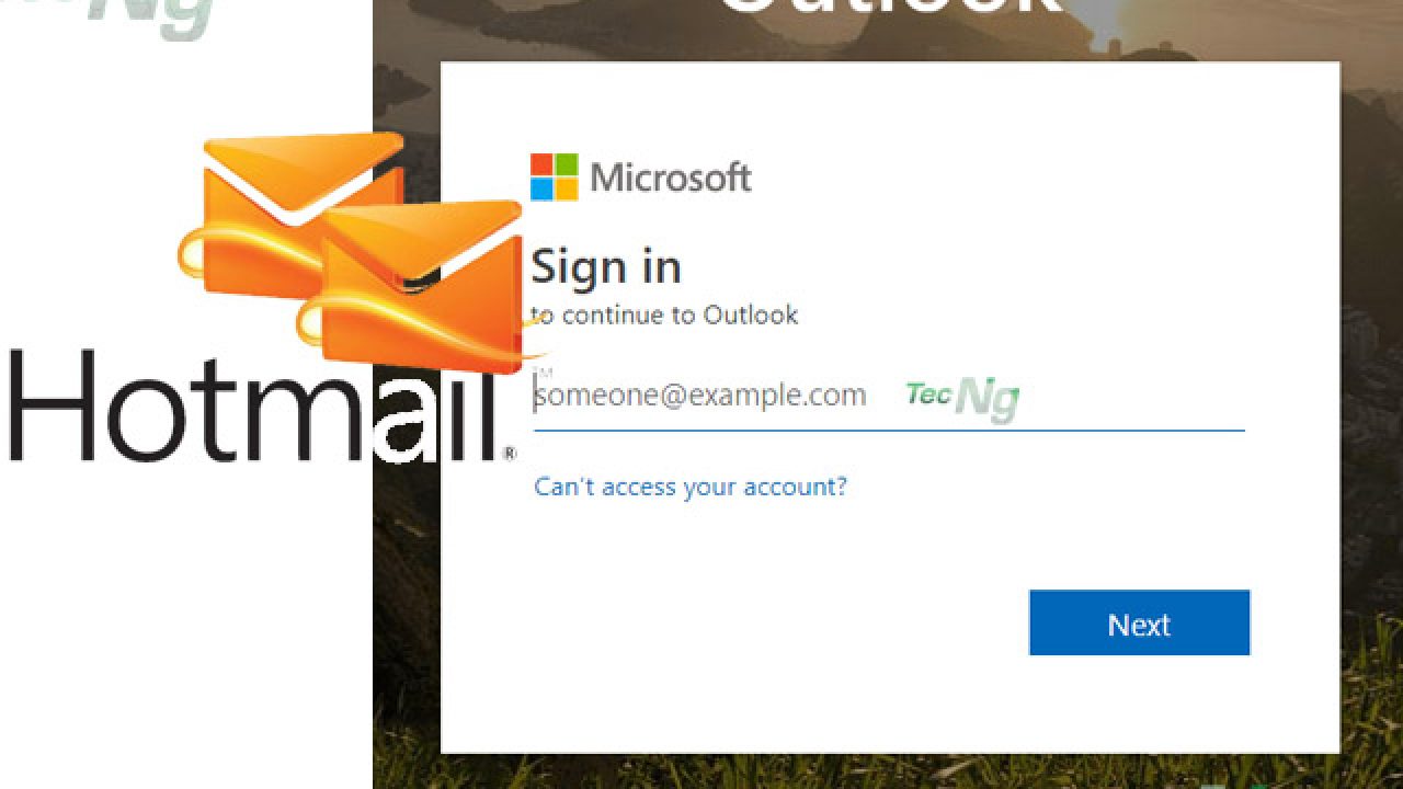 Login com www hotmail mail Microsoft Outlook