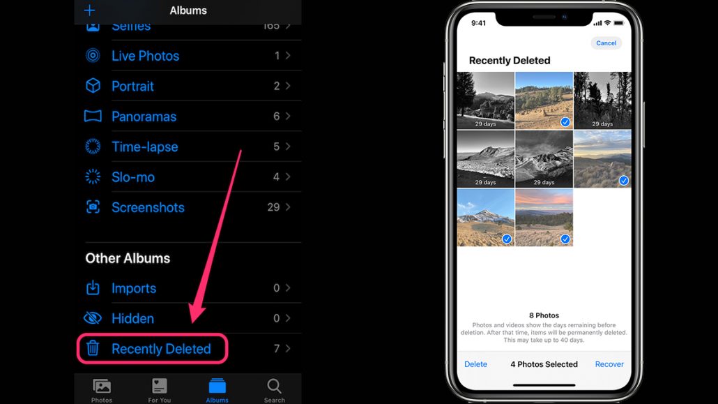 How to Recover Deleted Photos on iPhone 