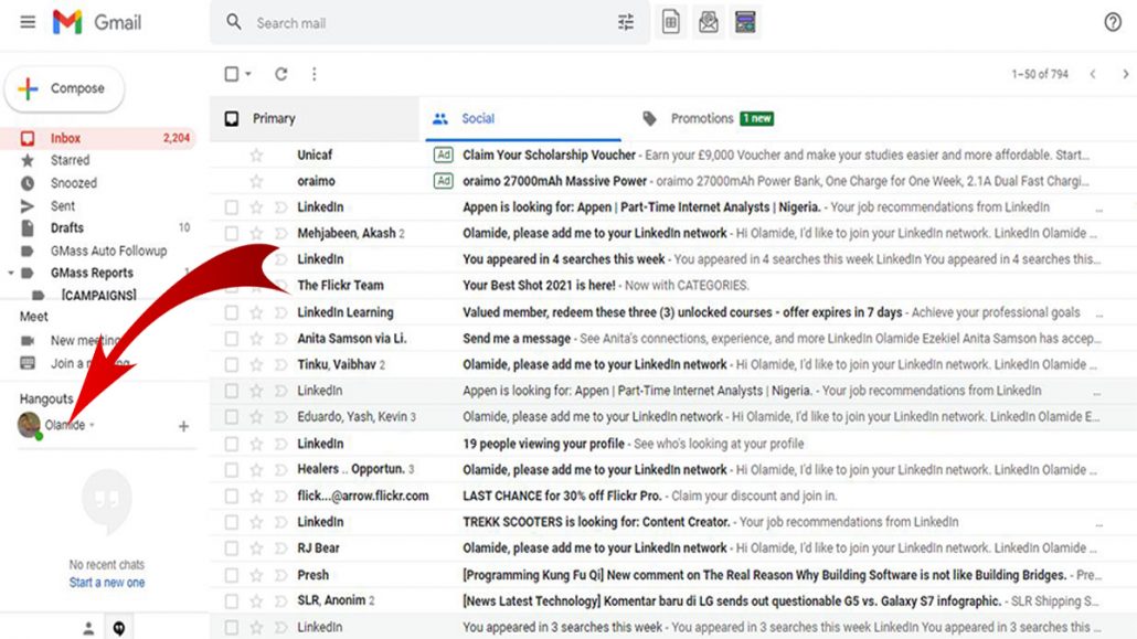 Gmail Hangouts - Use Google Hangouts On Google Mail 