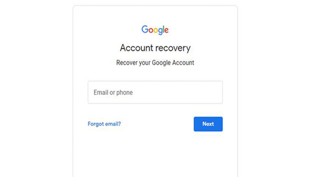 How To Recover Your Google Account