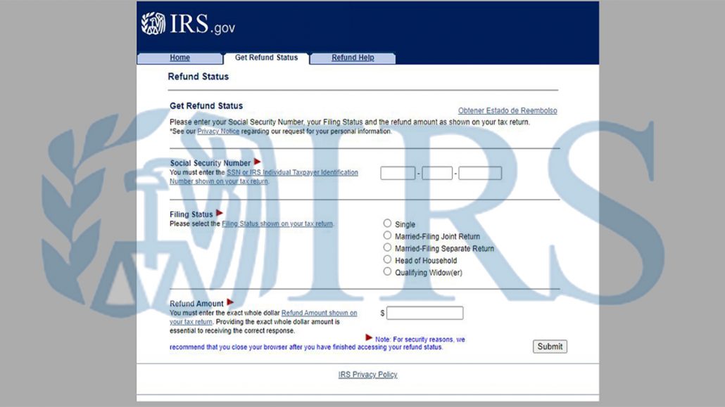IRS Refund - File A Tax Refund on IRS.GOV