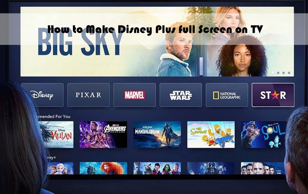 How to Make Disney Plus full Screen on TV