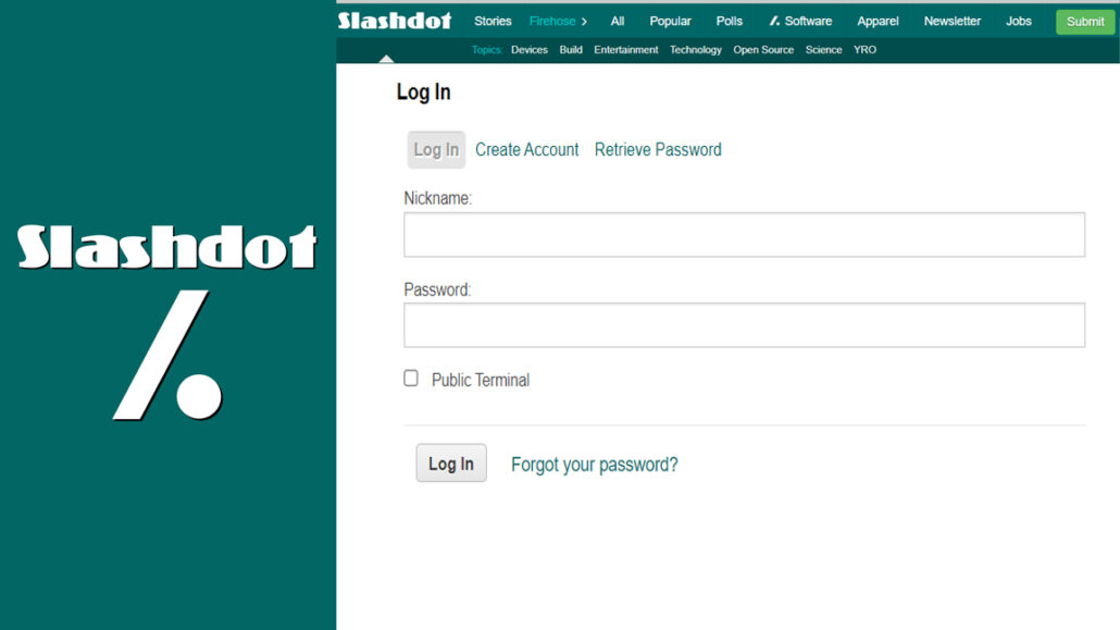 Slashdot Login - Access Your Account Online