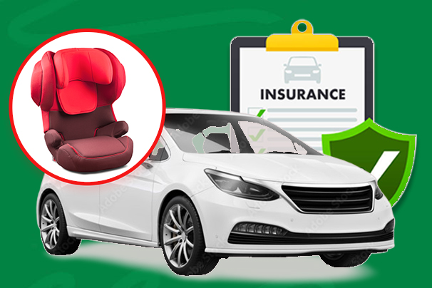 Does car insurance cover car seat replacement after an accident?