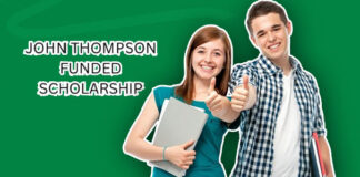 John Thompson Scholarship - Eligibility and Application